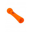 Оранжевый вибромассажер Vim Vibrating Wand - 31,3 см.