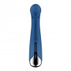 Синий вибратор для G-стимуляции Spinning G-Spot 1 - 17 см.