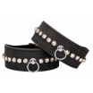 Черные поножи Diamond Studded Ankle Cuffs