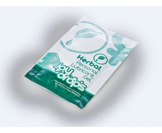 Саше смазки на водной основе JoyDrops Herbal - 5 мл.