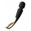 Черный вибромассажёр Lelo Smart Wand 2 Large - 30,4 см.