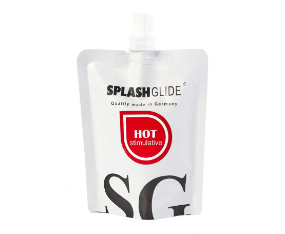 Возбуждающий лубрикант на водной основе Splashglide Hot Stimulative - 100 мл.