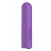 Фиолетовая вибропуля с пультом Rechargeable Remote Control Bullet - 7,62 см.