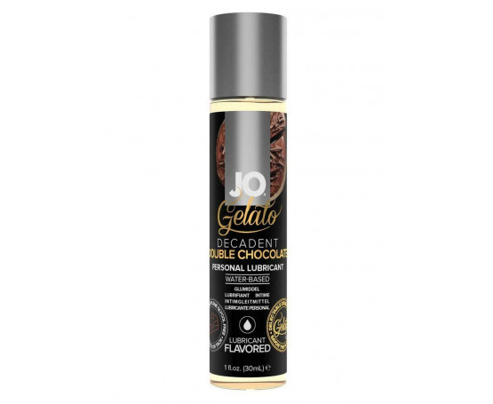 Лубрикант с ароматом шоколада JO GELATO DECADENT DOUBLE CHOCOLATE - 30 мл.