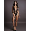 Пикантное боди Contrast Fence Net Teddy