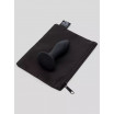 Черная анальная вибропробка Sensation Rechargeable Vibrating Butt Plug - 8,9 см.