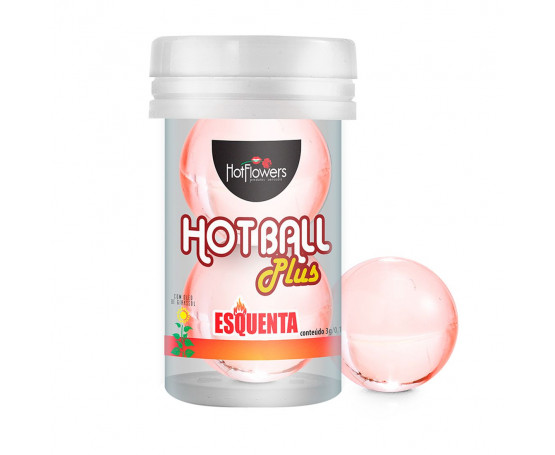 Лубрикант на масляной основе Hot Ball Plus с разогревающим эффектом (2 шарика по 3 гр.)