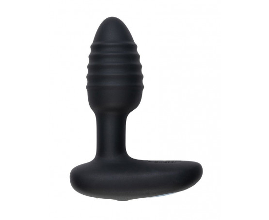 Черный интерактивный вибратор OhMiBod Lumen for Kiiroo с подсветкой - 10,2 см.