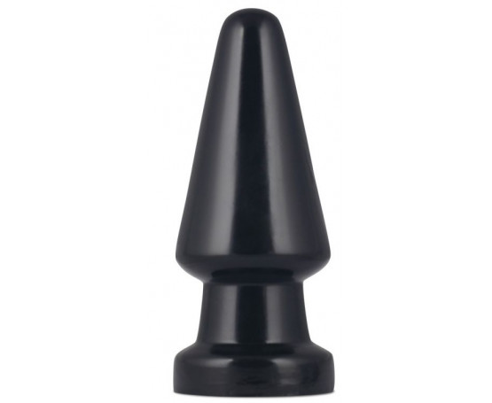 Черная анальная пробка King-Sized Anal Shocker - 19 см.