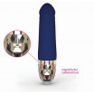 Синий вибратор для G-точки Real Deal Neal - 16,5 см.