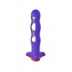 Фиолетовый фаллоимитатор Stubs Bouncer - 18,5 см.