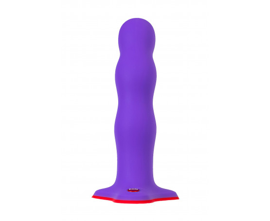 Фиолетовый фаллоимитатор Stubs Bouncer - 18,5 см.