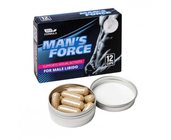 Пищевой концентрат для мужчин MANS FORCE  - 12 капсул