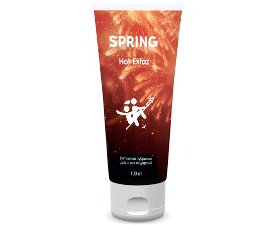 Согревающий интимный лубрикант Spring Hot Extaz - 100 мл.