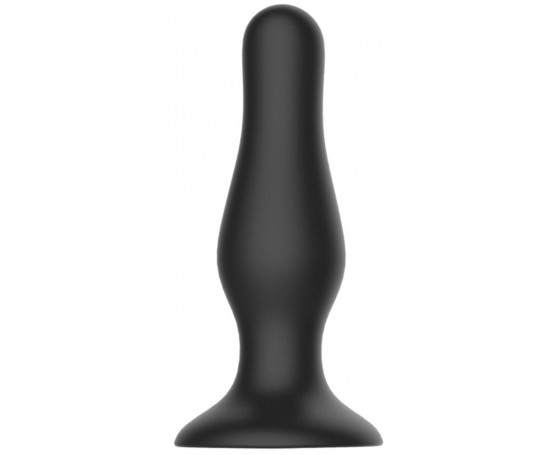 Черная анальная пробка Self Penetrating Butt Plug № 67 - 12,7 см.
