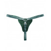 Изумрудные трусики с кольцом для насадок Emerald Panties
