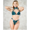 Изумрудные трусики с кольцом для насадок Emerald Panties