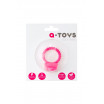 Розовое силиконовое виброкольцо A-toys