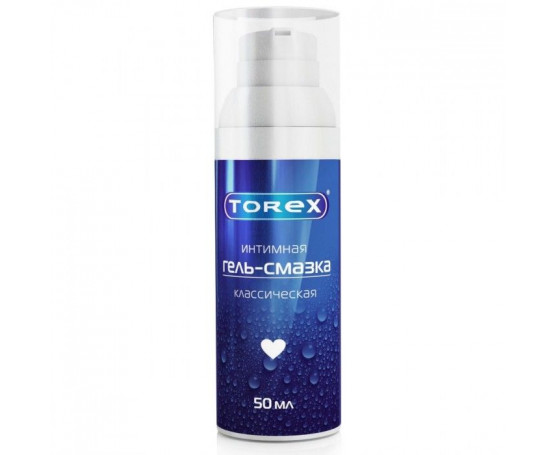 Гель-смазка на водной основе Torex  Классическая  - 50 мл.