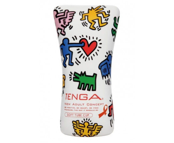 Мастурбатор-туба Keith Haring Soft Tube CUP
