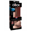 Телесный фаллоимитатор на присоске 7.5  Triple Density Cock - 22,9 см.