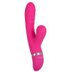 Розовый вибратор-кролик Foreplay Frenzy Pucker с функцией вакуума