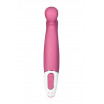 Вибратор Satisfyer Petting Hippo с загнутым кончиком - 22,9 см.
