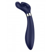Синий вибромассажер для пар Satisfyer Endless Fun