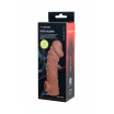 Телесная насадка на фаллос с отверстием для мошонки Cock Sleeve 002 Size M - 15,6 см.