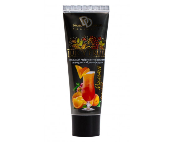 Интимный съедобный лубрикант JUICY FRUIT с ароматом фруктов - 30 мл.