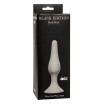 Светло-серая анальная пробка Slim Anal Plug Large - 12,5 см.