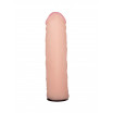 Пояс-трусики с насадкой Glamour Silver - 15,5 см.