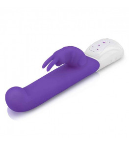 Фиолетовый вибромассажер для G-точки Come hither G-Spot Rabbit - 24,5 см.