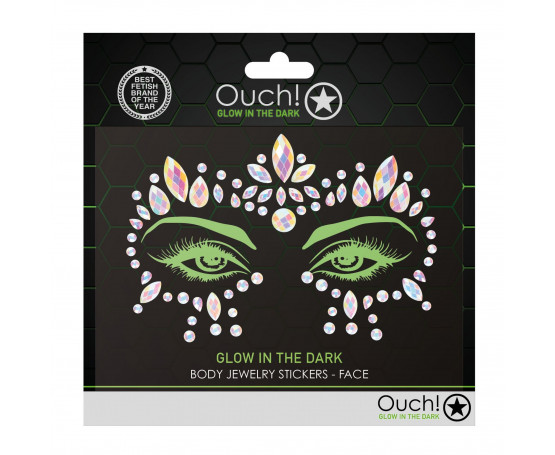 Декоративное украшение из камней Body Jewelry Stickers на клеевой основе