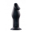 Черный анальный вибромассажер 5INCH RECHARGEABLE BUTTPLUG - 12,7 см.
