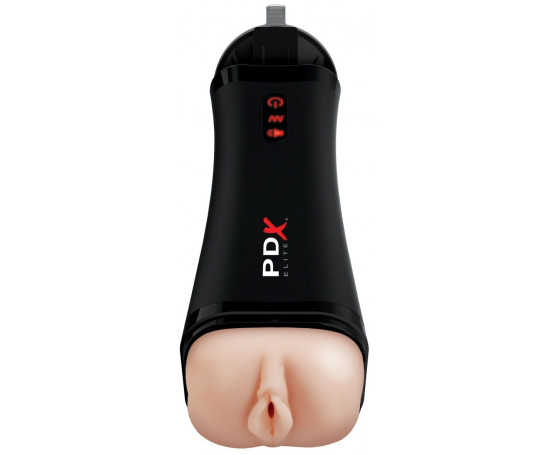 Вибромастурбатор-вагина с голосовым откликом Talk Back Super Stroker