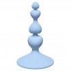 Голубая анальная пробка Sweetheart Plug Blue - 10 см.