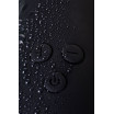 Чёрный вибратор WANAME Storm со стимулирующими рёбрами - 22,5 см.