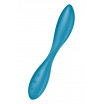 Синий гибкий вибратор Satisfyer G-Spot Flex 1 - 19,5 см.