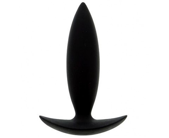 Чёрная мини-пробка для анальной стимуляции BOOTYFUL ANAL PLUG XTRA SMALL BLACK - 9 см.