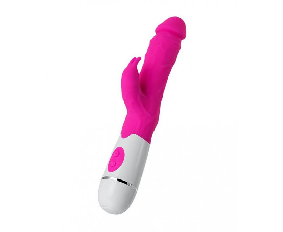 Розовый вибратор A-Toys Mist - 25,4 см.