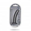 Серый фаллоимитатор Smooth G-Spot - 15 см.
