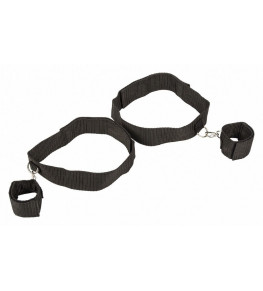 Оковы на цепочке Bondage Collection Thigh and Wrist Cuffs