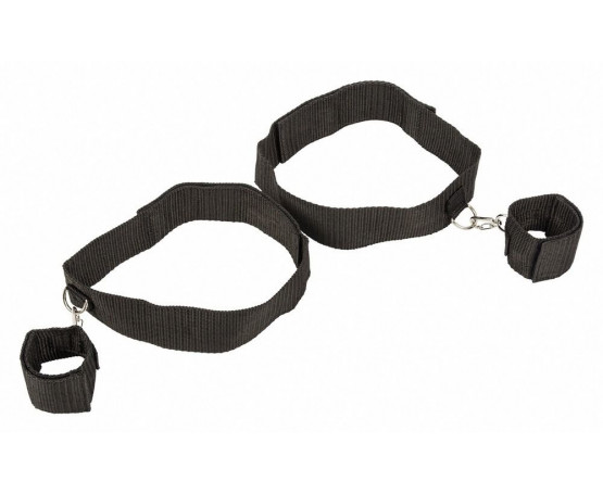 Оковы на цепочке Bondage Collection Thigh and Wrist Cuffs
