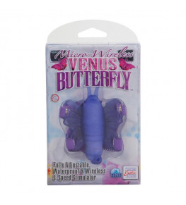 Фиолетовая вибробабочка на ремешках Micro Wireless Venus Butterfly