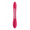 Красный многофункциональный вибратор для пар Satisfyer Elastic Joy