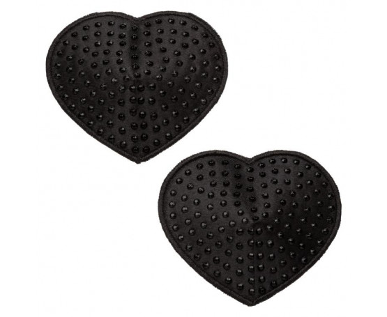 Черные пэстисы в форме сердечек Heart Pasties