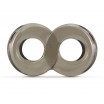 Дымчатое кольцо-восьмерка Cock Ring and Ball Strap
