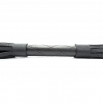Чёрная плетка из натуральной кожи - 45 см.