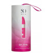 Ярко-розовый вибростимулятор Get Lucky USB Vibrator - 12 см.